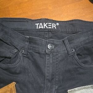 Taker Black Denim Jeans